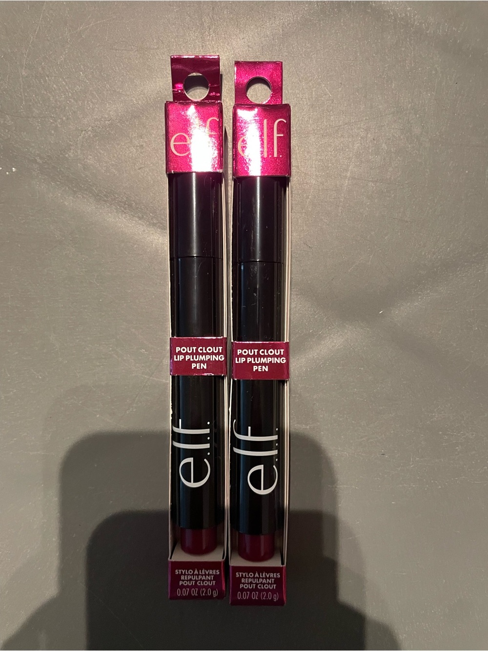 2 E.l.f. Cosmetics Pout Clout Lip Plumping Pen Plum on Over Vegan Makeup New
